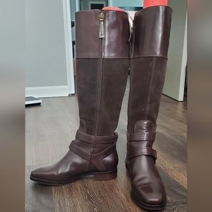 Joan and David leather and suede boots